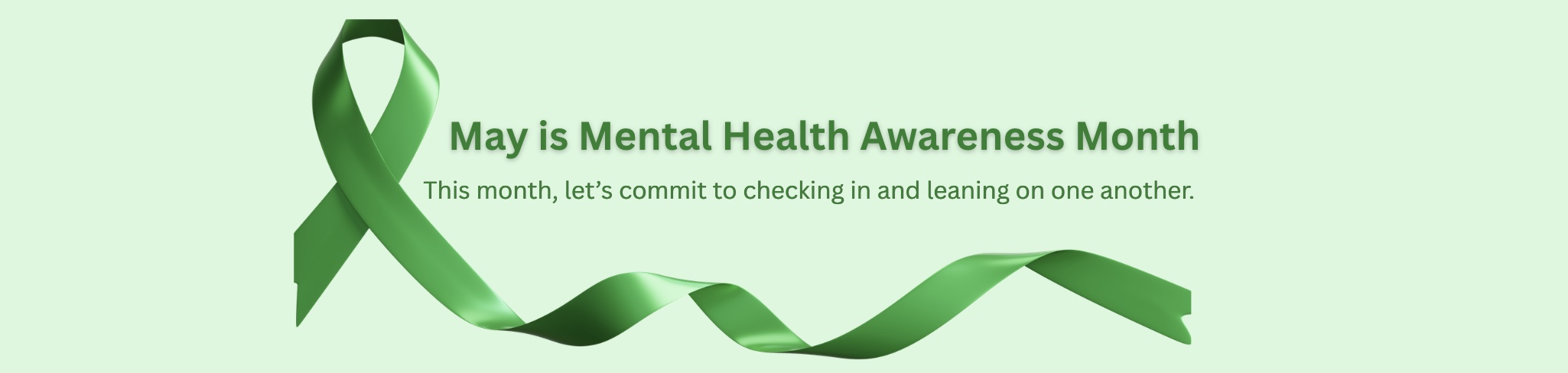 May is Mental Health Awareness Month