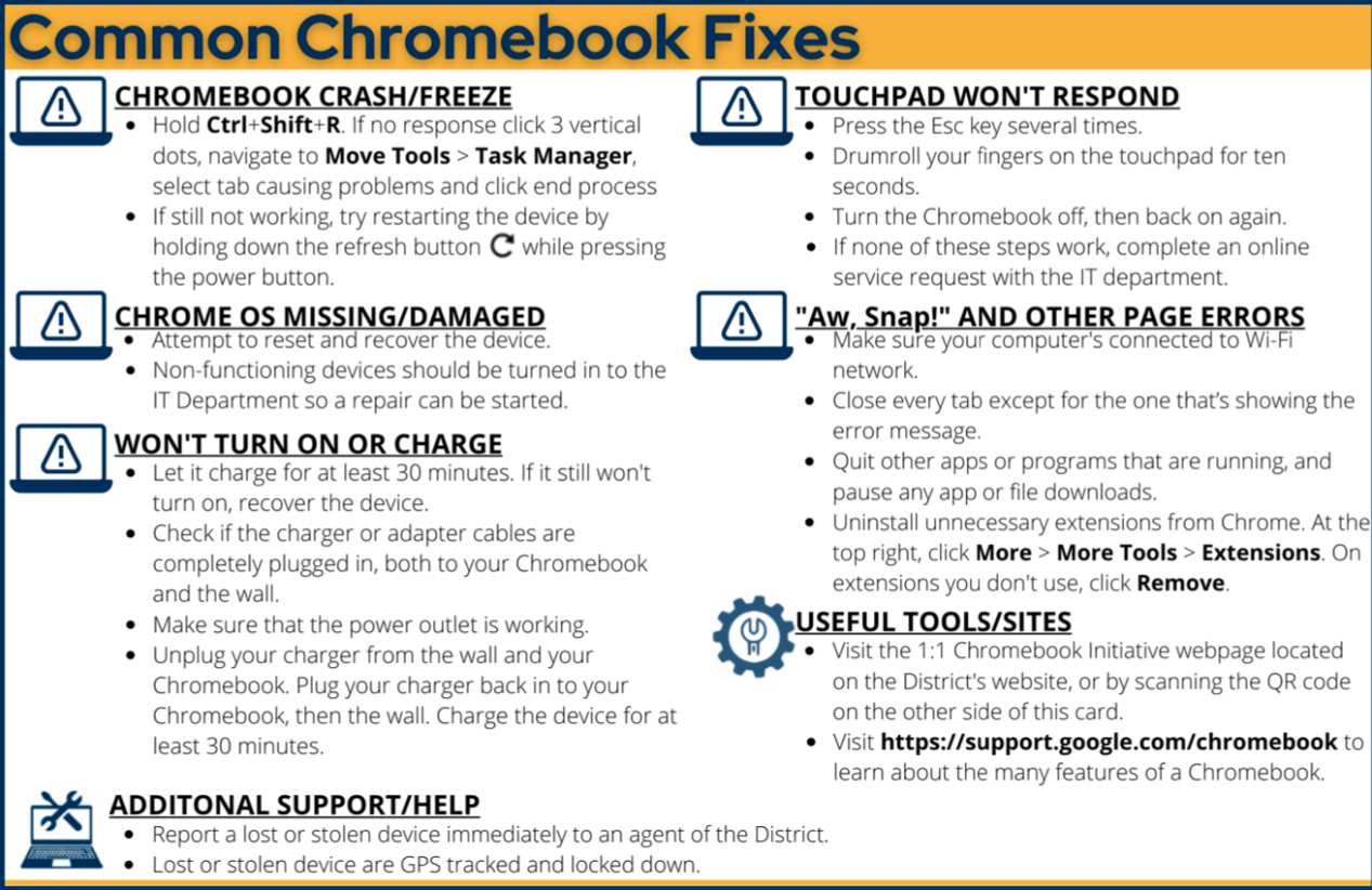 Chromebook Reference Guide Page 2