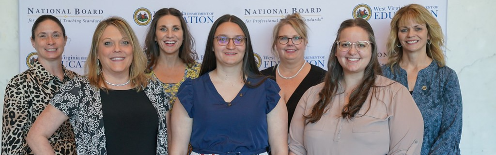 Congratulations to Raleigh County's newest National Board Certified Teachers! Pictured: Michelle Blankenship, Melissa Brammer, Mary Crawford, Sarah Martin, Tracy Barker, Megan Gray, Patty Treadway, Taylor Sexton (not pictured)