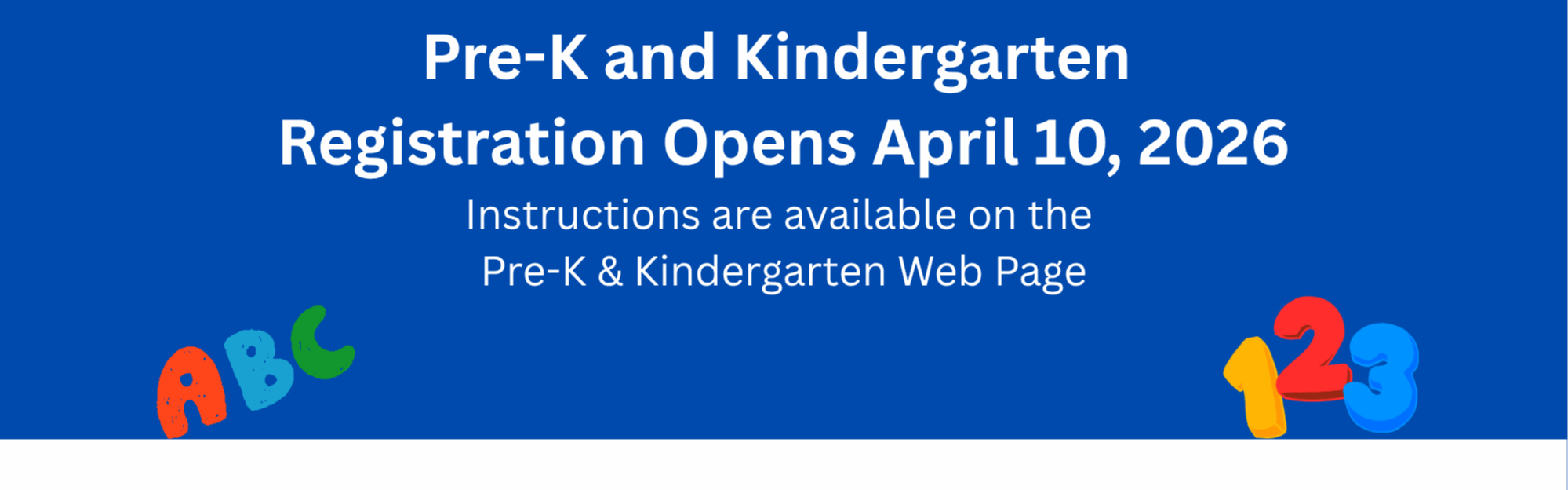 Pre-K and Kindergarten Registration is Open April 10, 2026  Pre-K Application - https://raleigh.jotform.com/260574672002149  Kindergarten Application - https://raleigh.jotform.com/260666966393170 