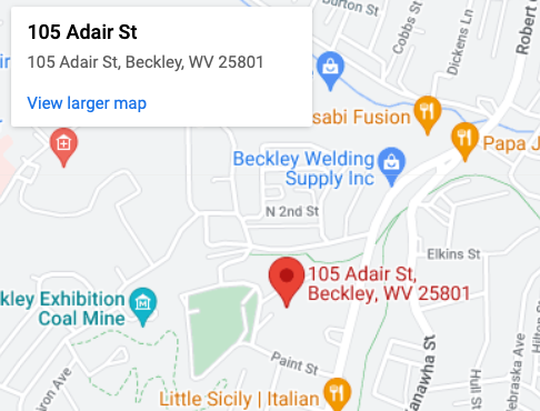 Raleigh County Board of Education is located at 105 Adair Street, Beckley, WV 25801