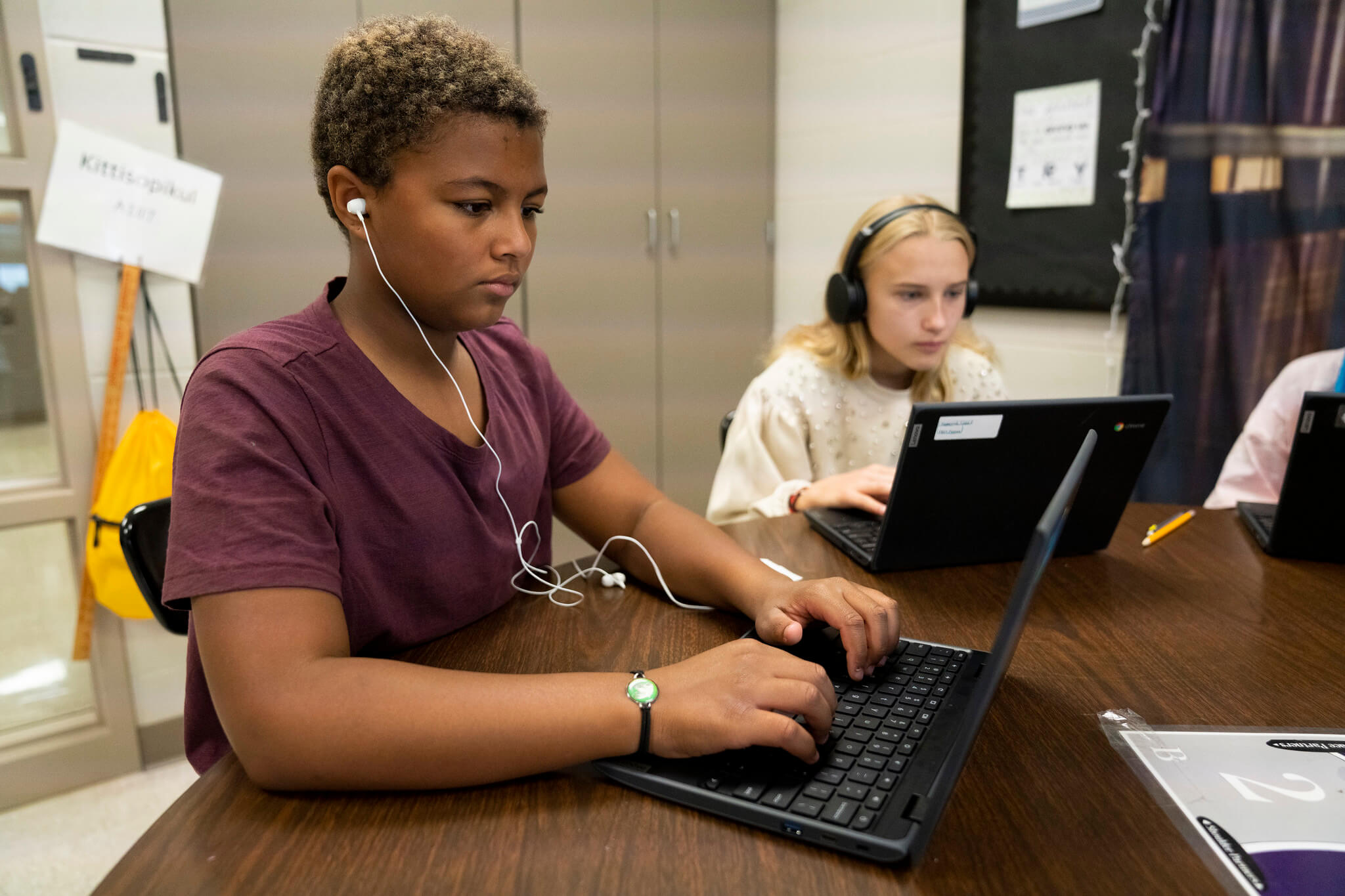 Students Studying