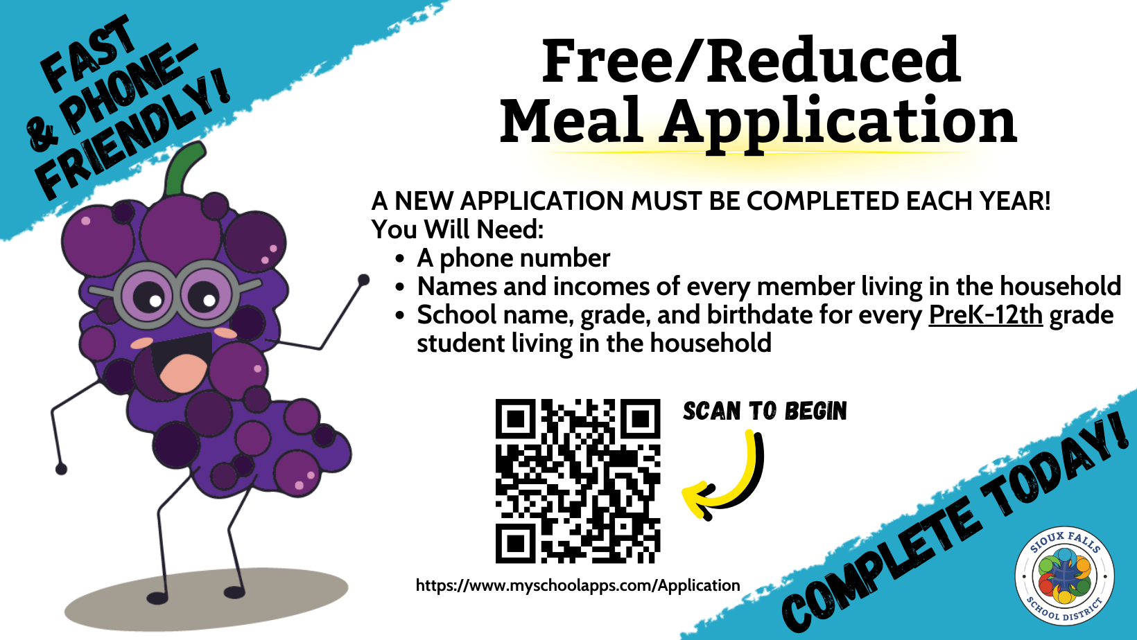 Free & Reduced Meal Application