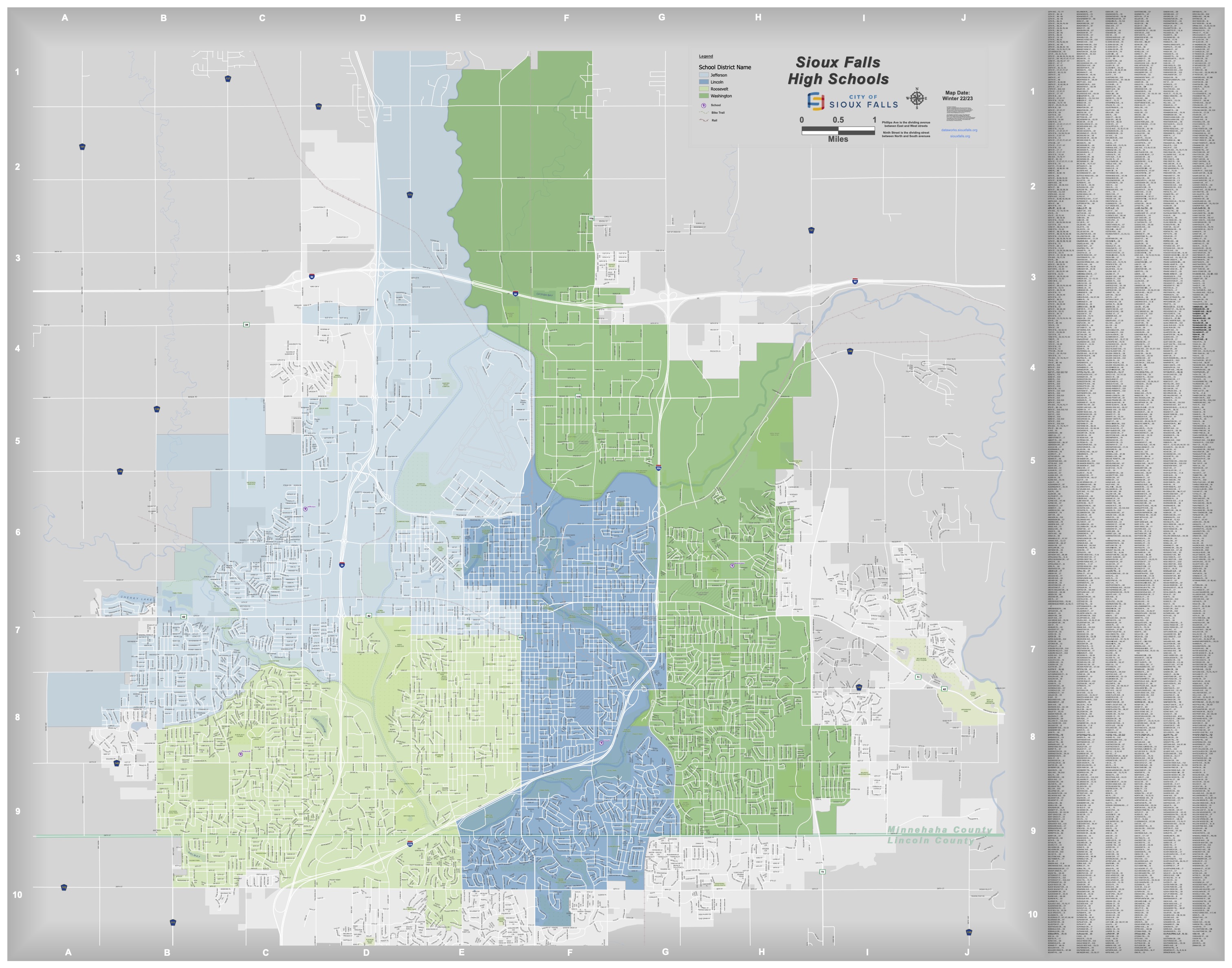 HS Attendance Boundary Map