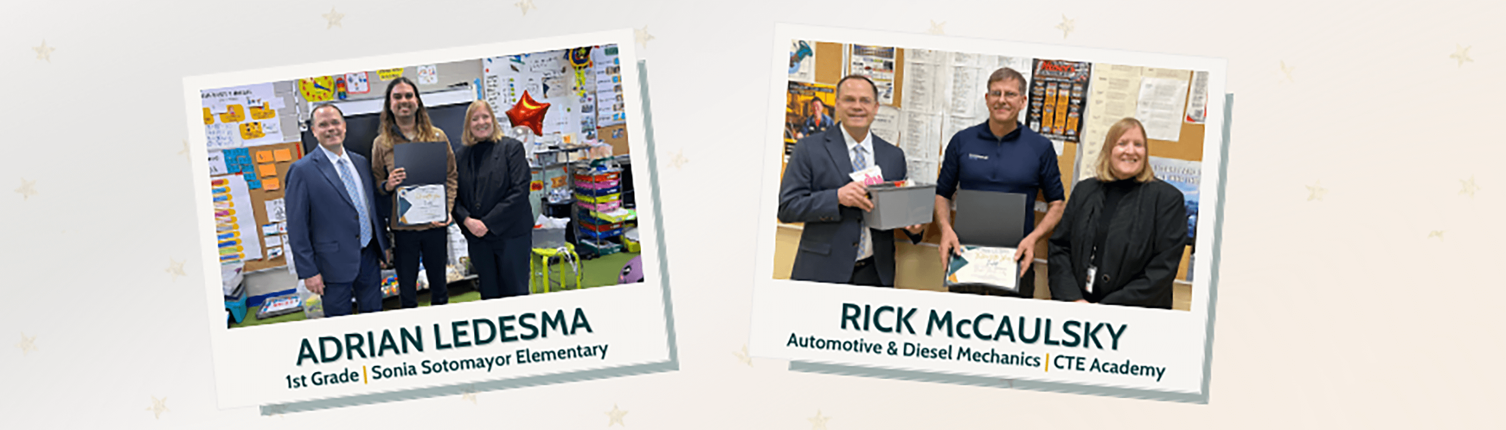 , Adrian Ledesma, Rick McCaulsky