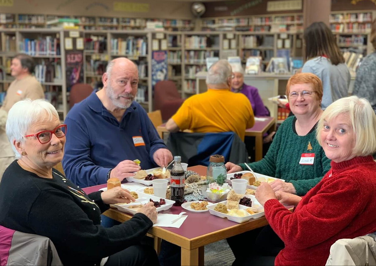 Group Eating Lunch