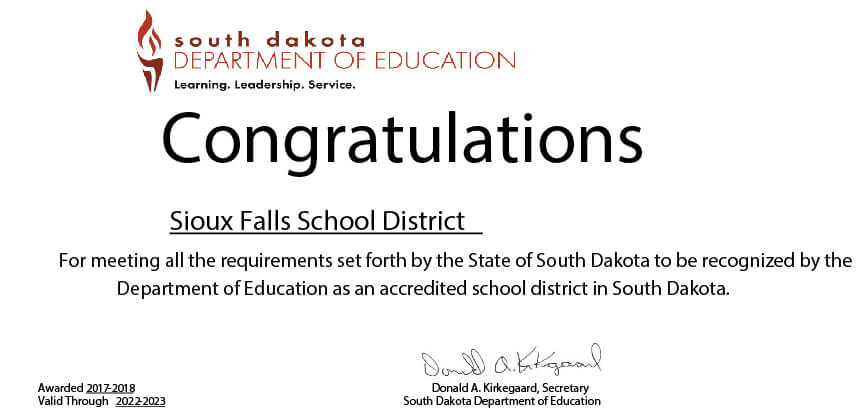 State Accreditation