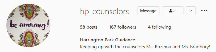 HP Counselors Instagram