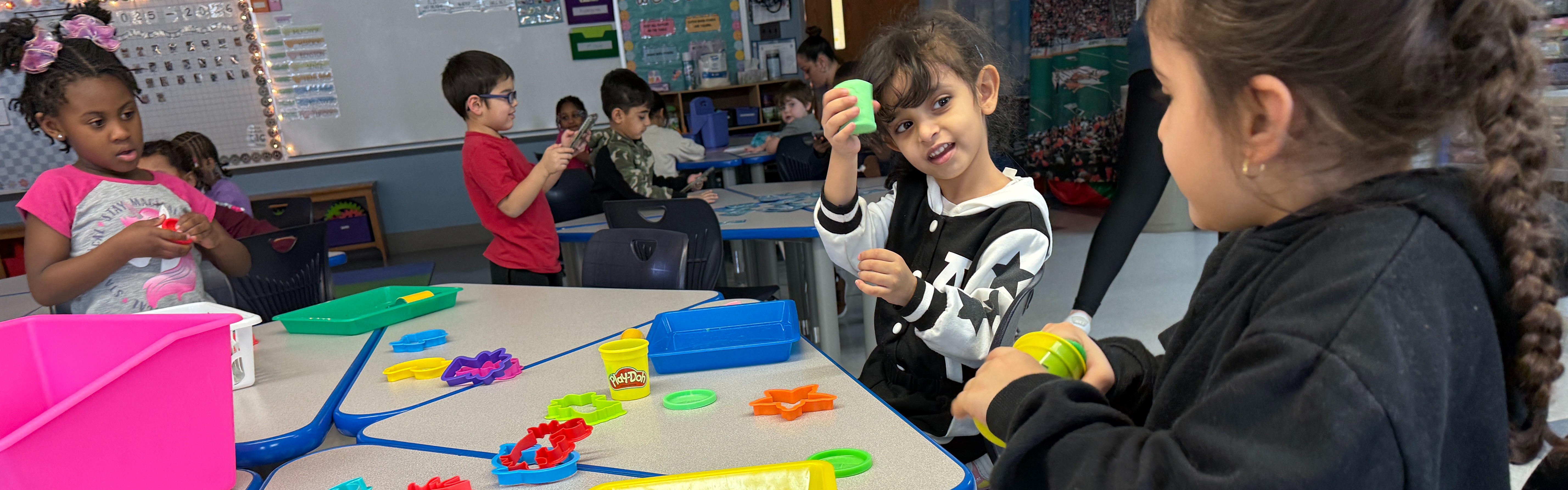 Truman students learn and have fun in class.