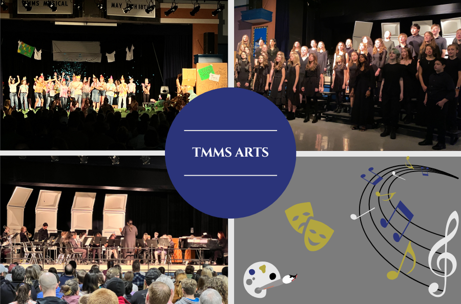 band, choir, drama students