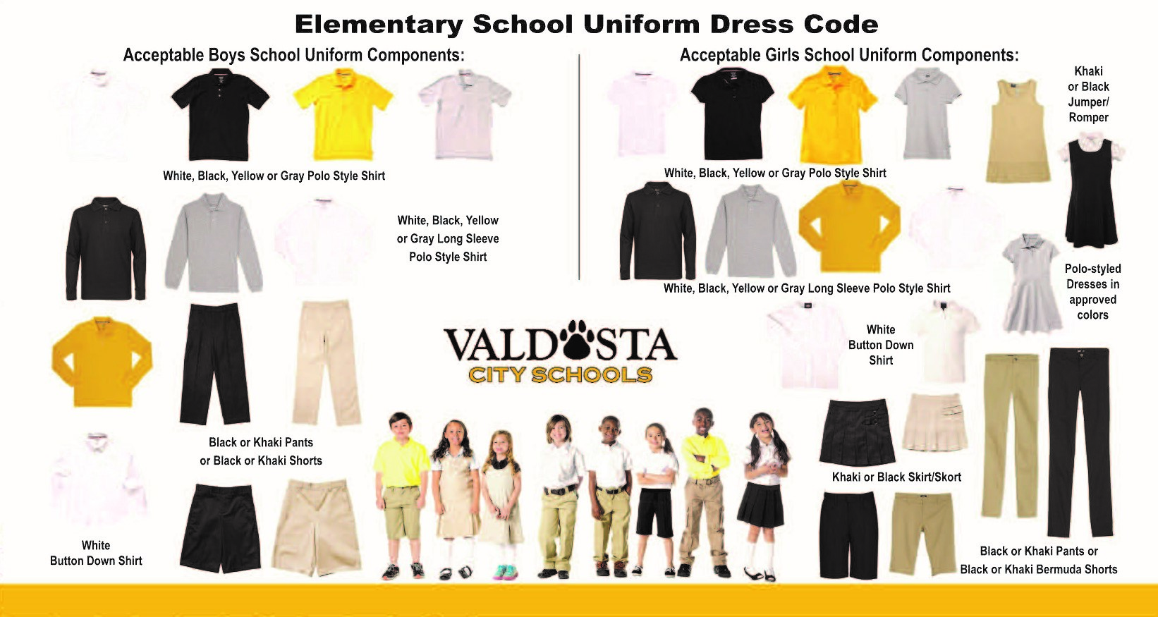 K-5 School Uniform Graphic