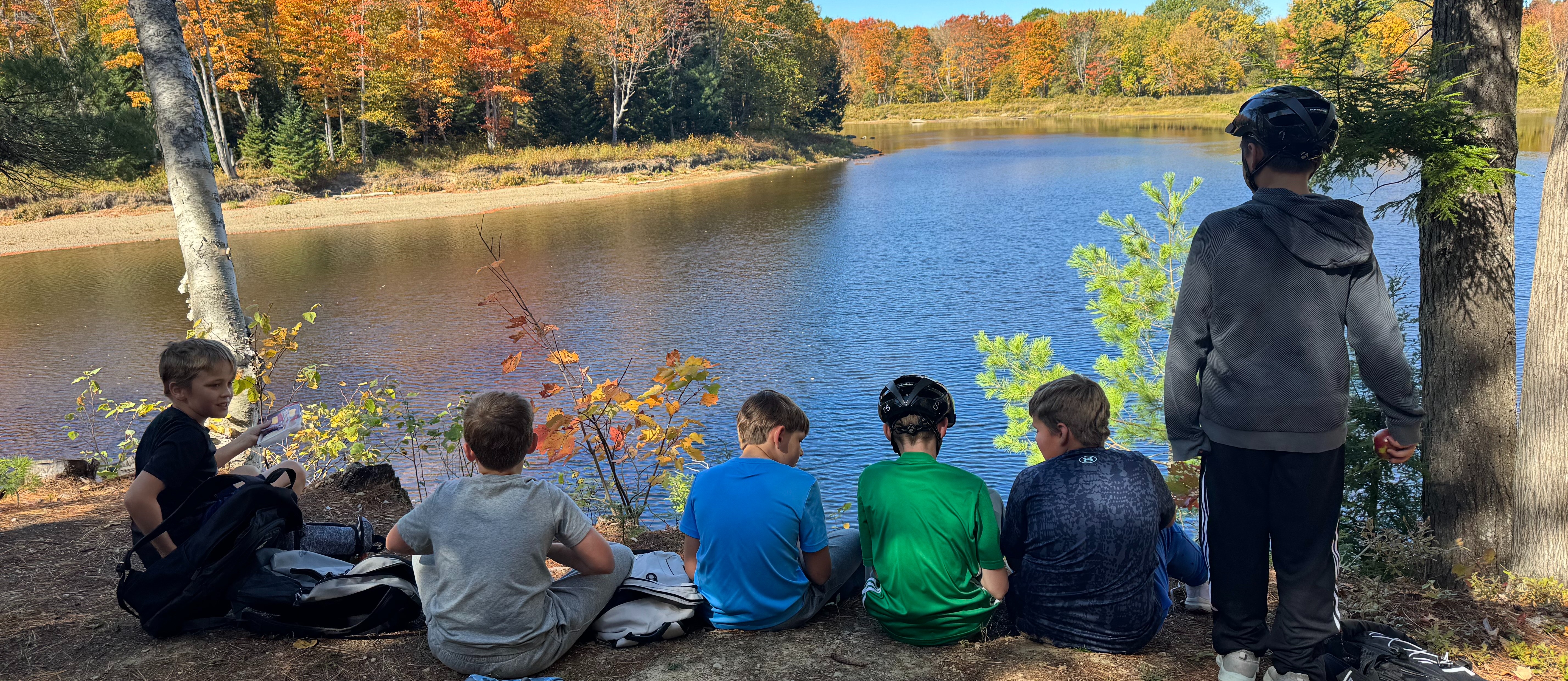 Students at Maine Outdoor Ed