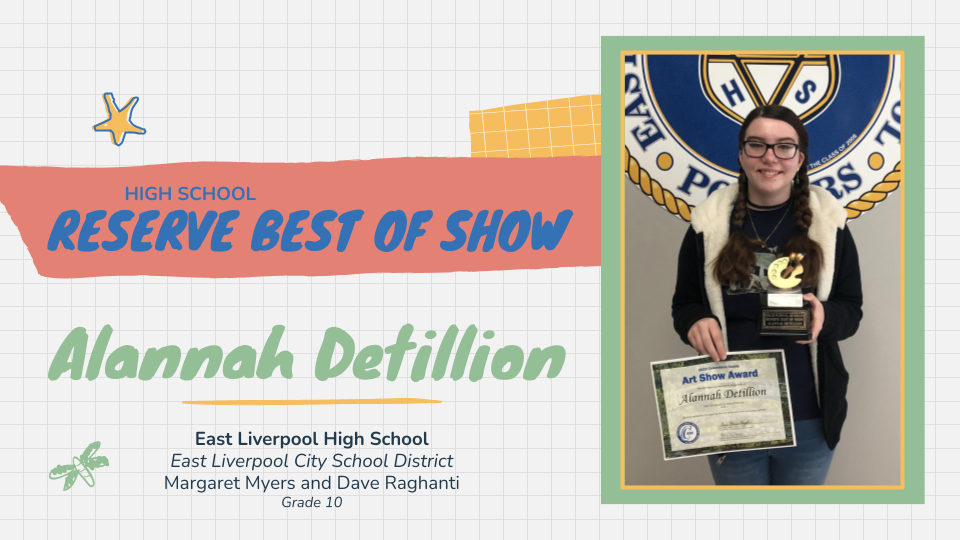 Alannah Detillion High School Reserve Best of Show