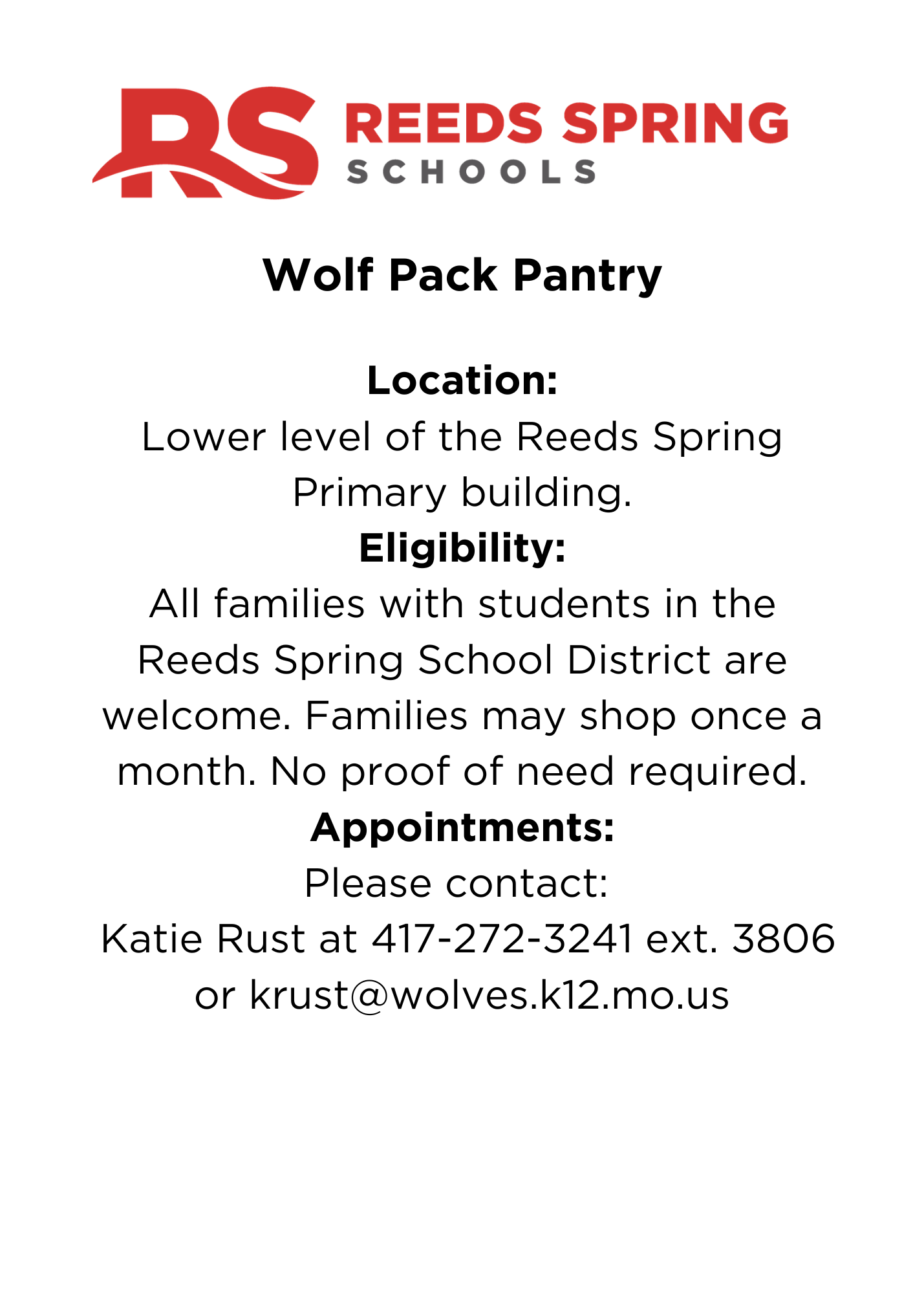 wolf pack pantry