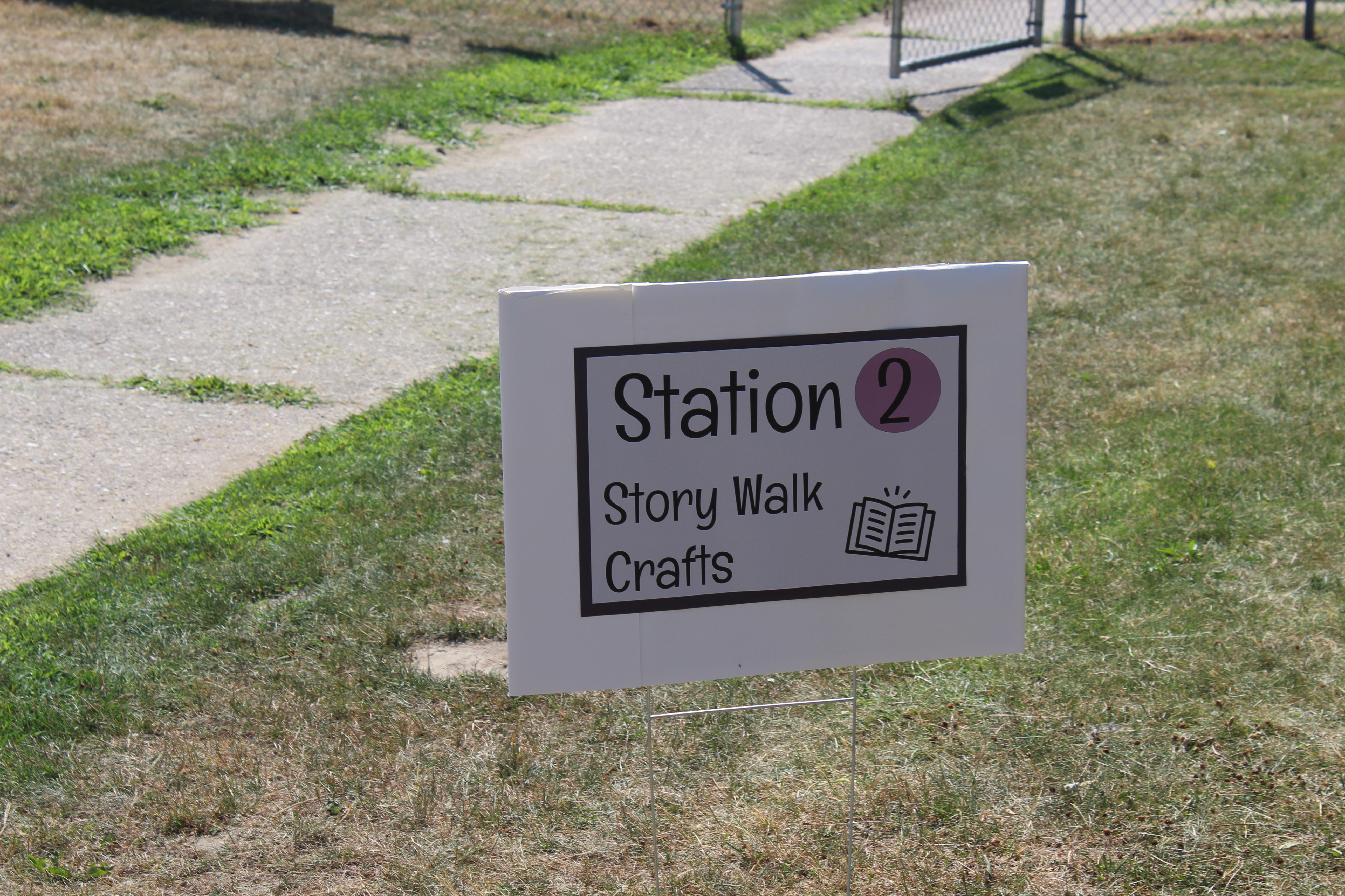 Station 2:  Story Walk and Crafts