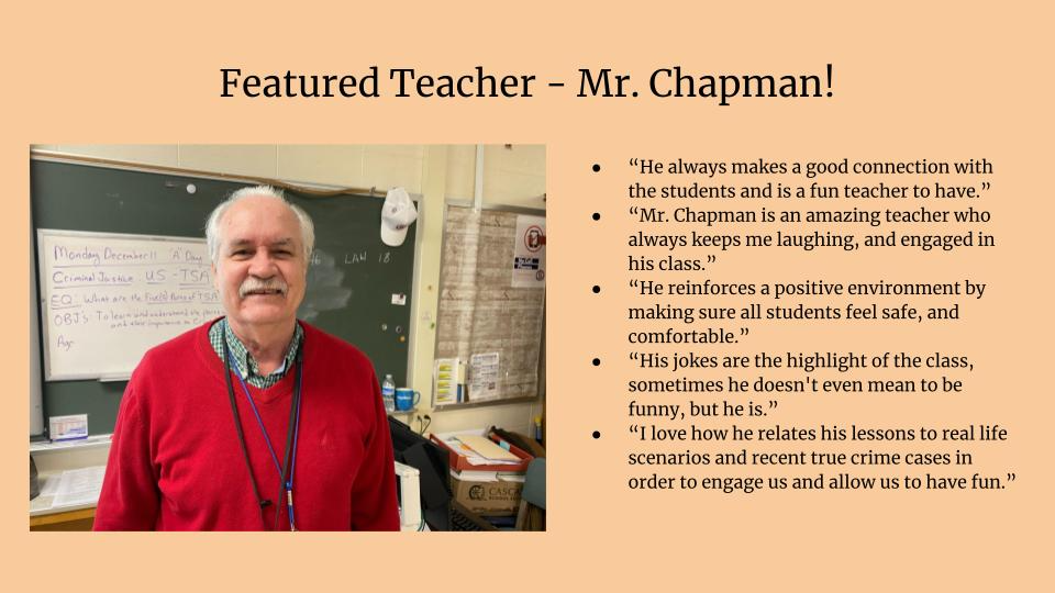 Featured Teacher HCA