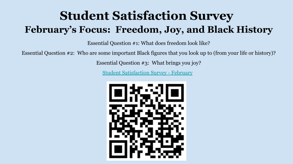 February Student Satisfaction Survey