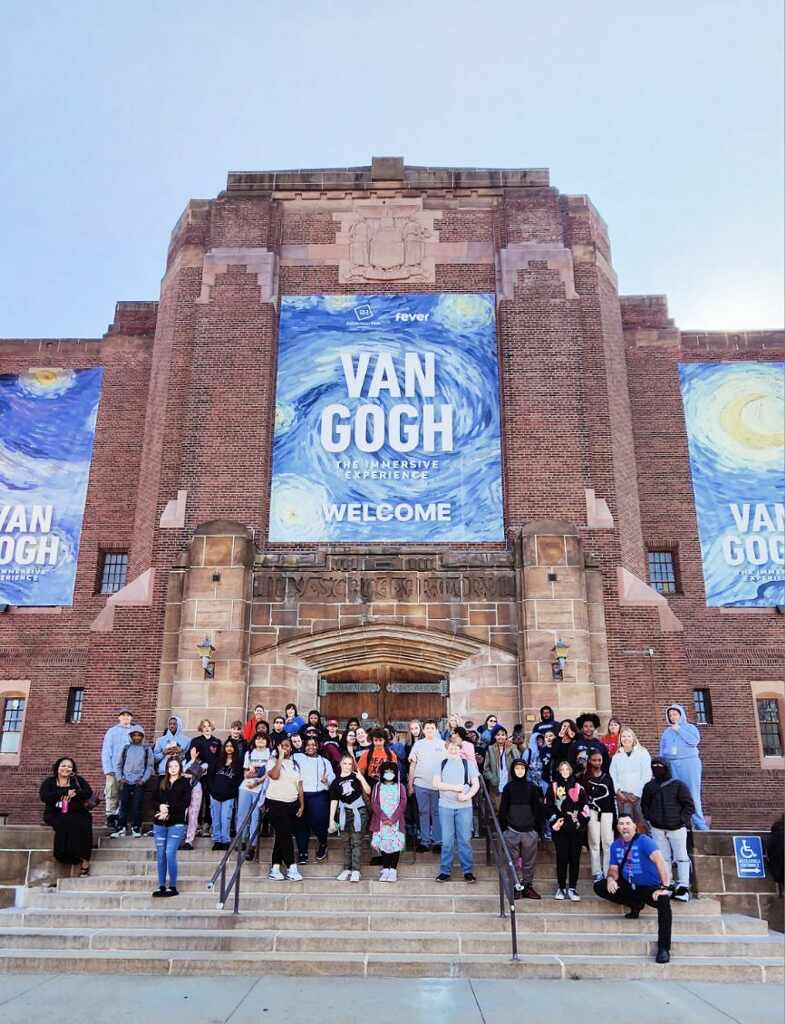 Big Picture 2023-2024 Cohort at the Van Gogh exhibit