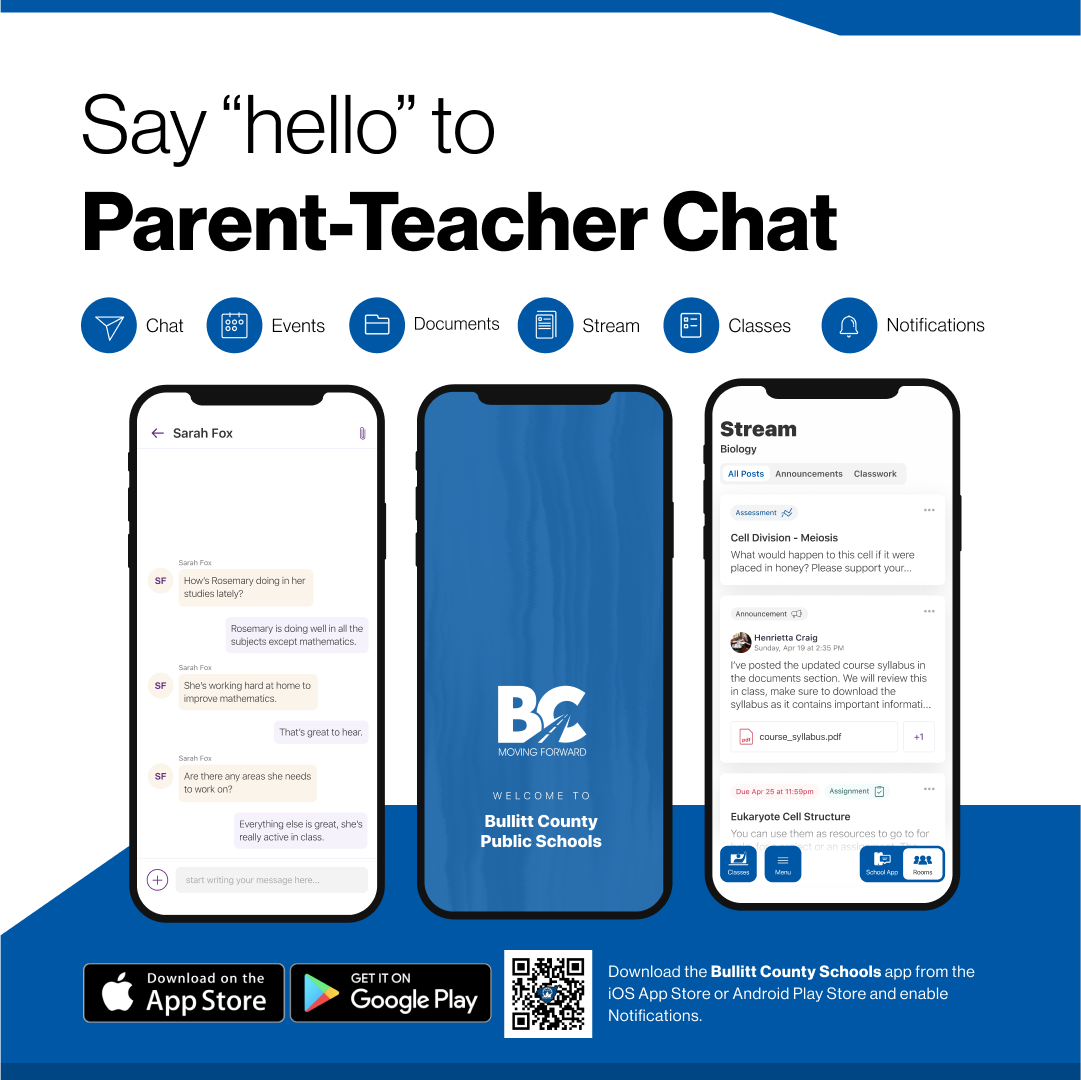 say hello to parent teacher chat