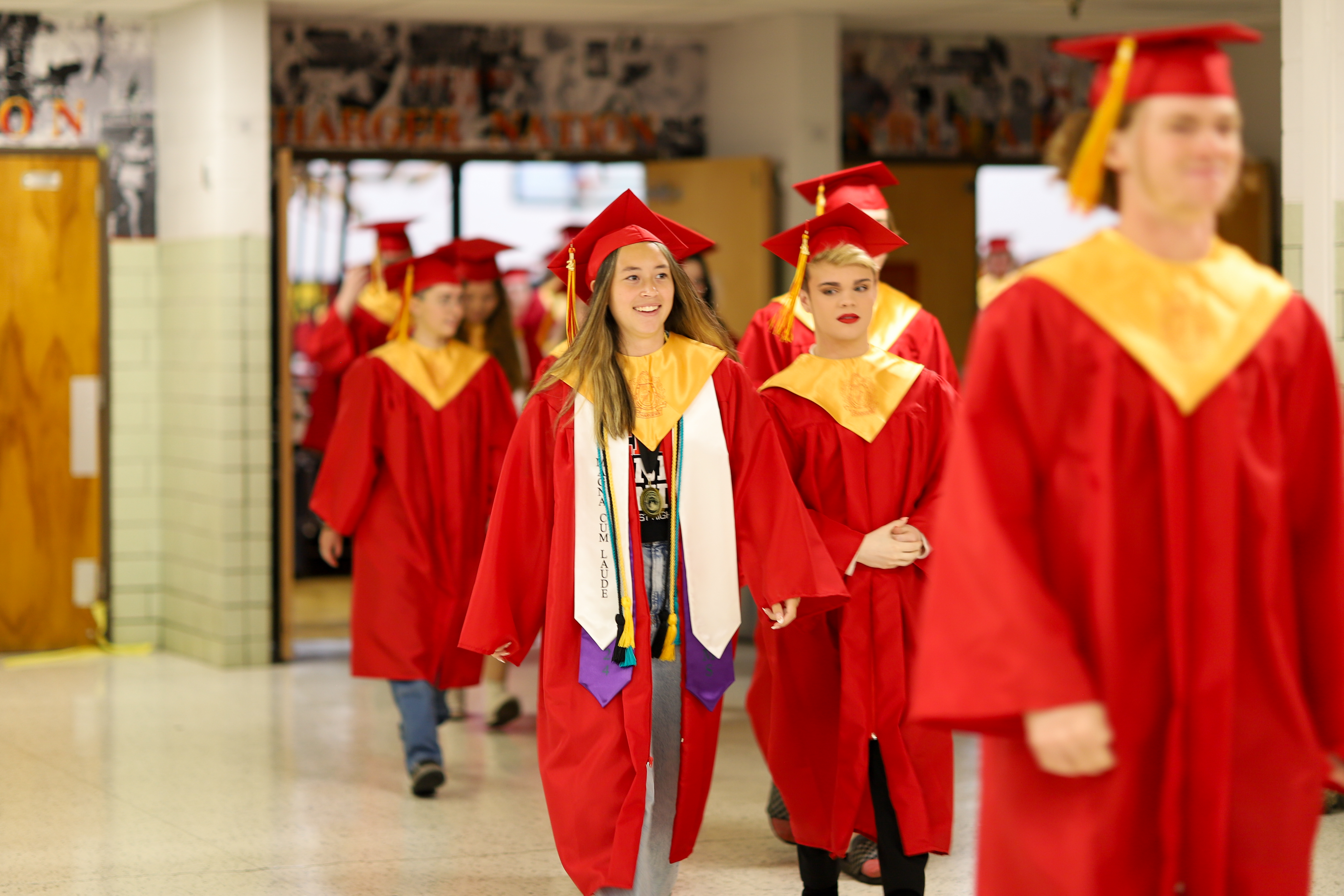 graduation walk 