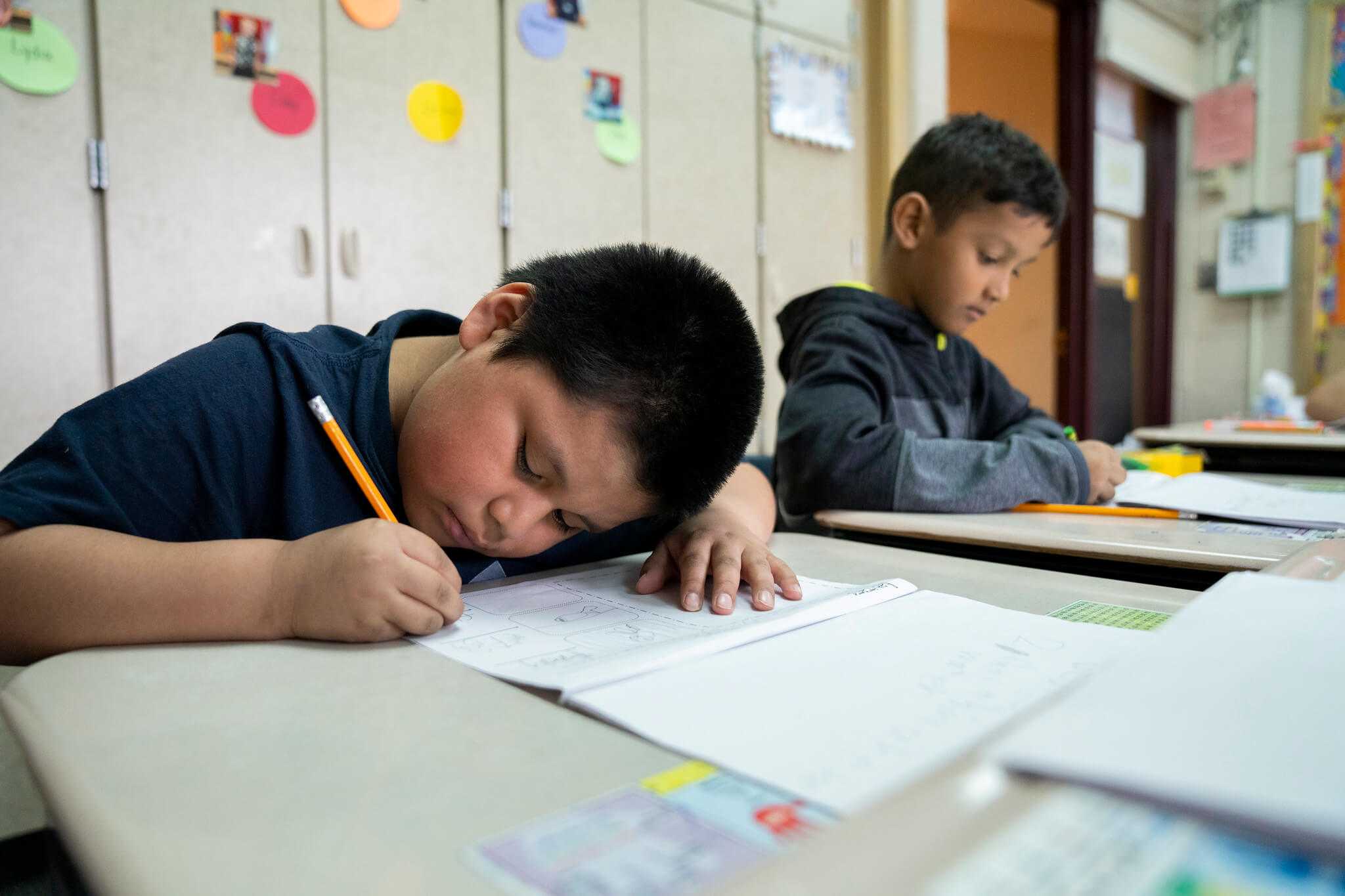 Boy Studying