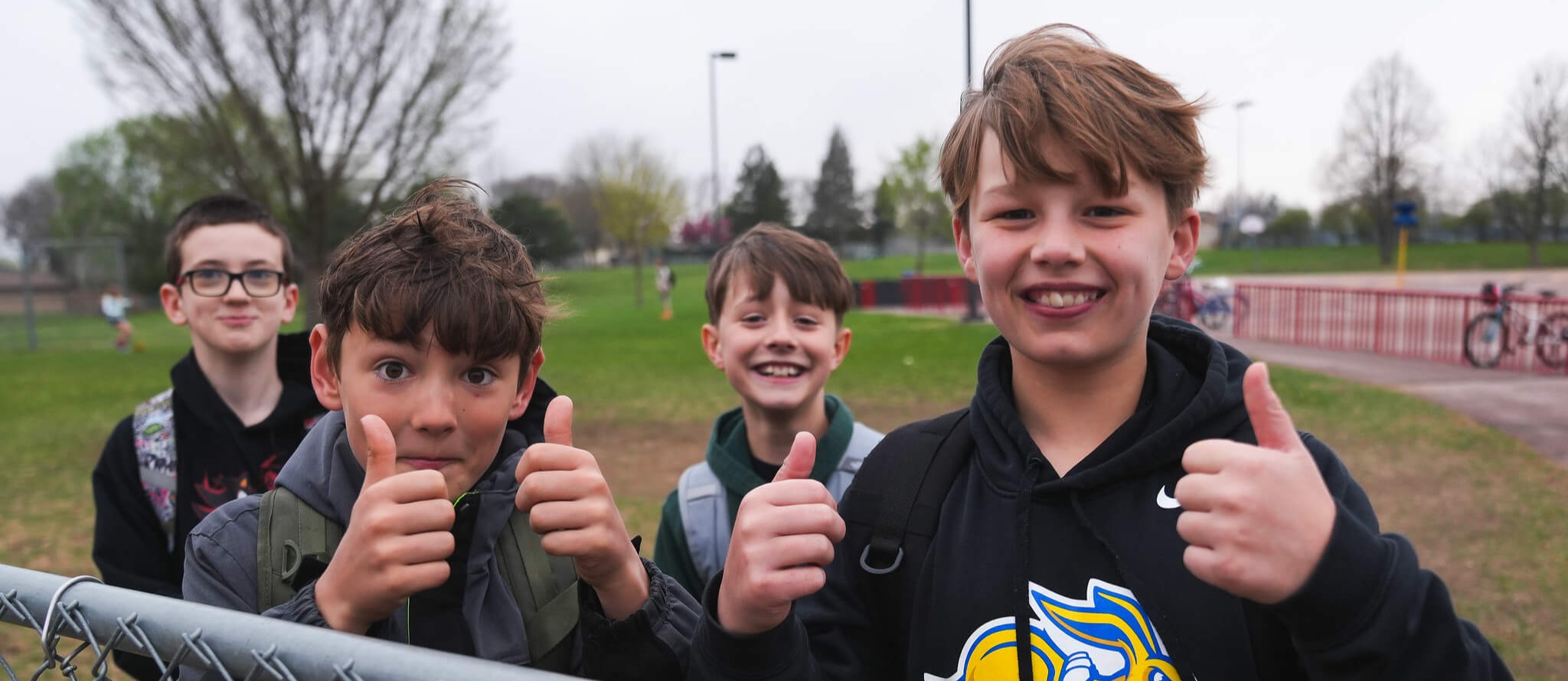 Students on the Playground