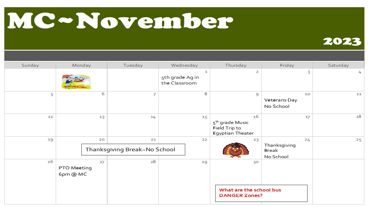 November Calendar