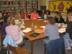 Teachers in meeting