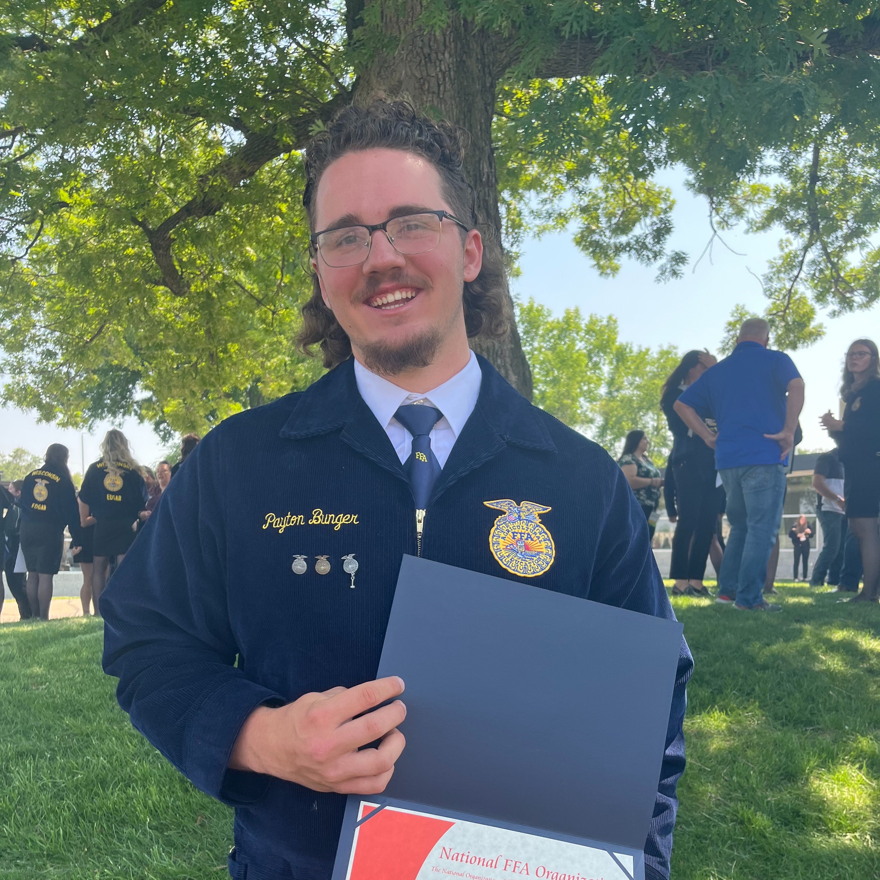 Payton Bunger - State FFA Degree
