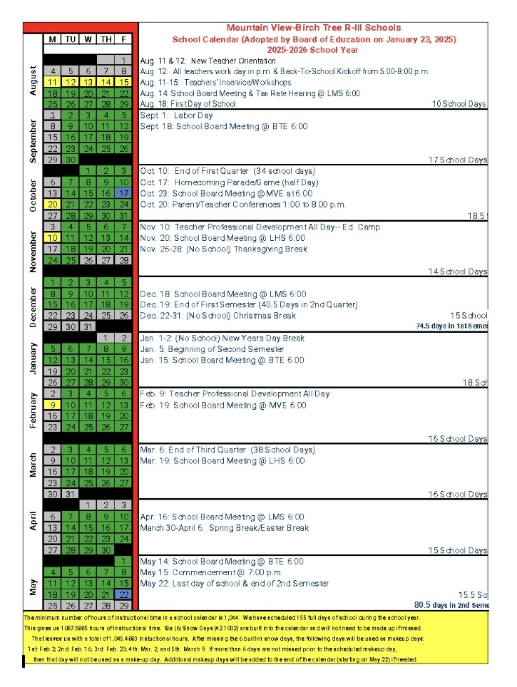 calendar