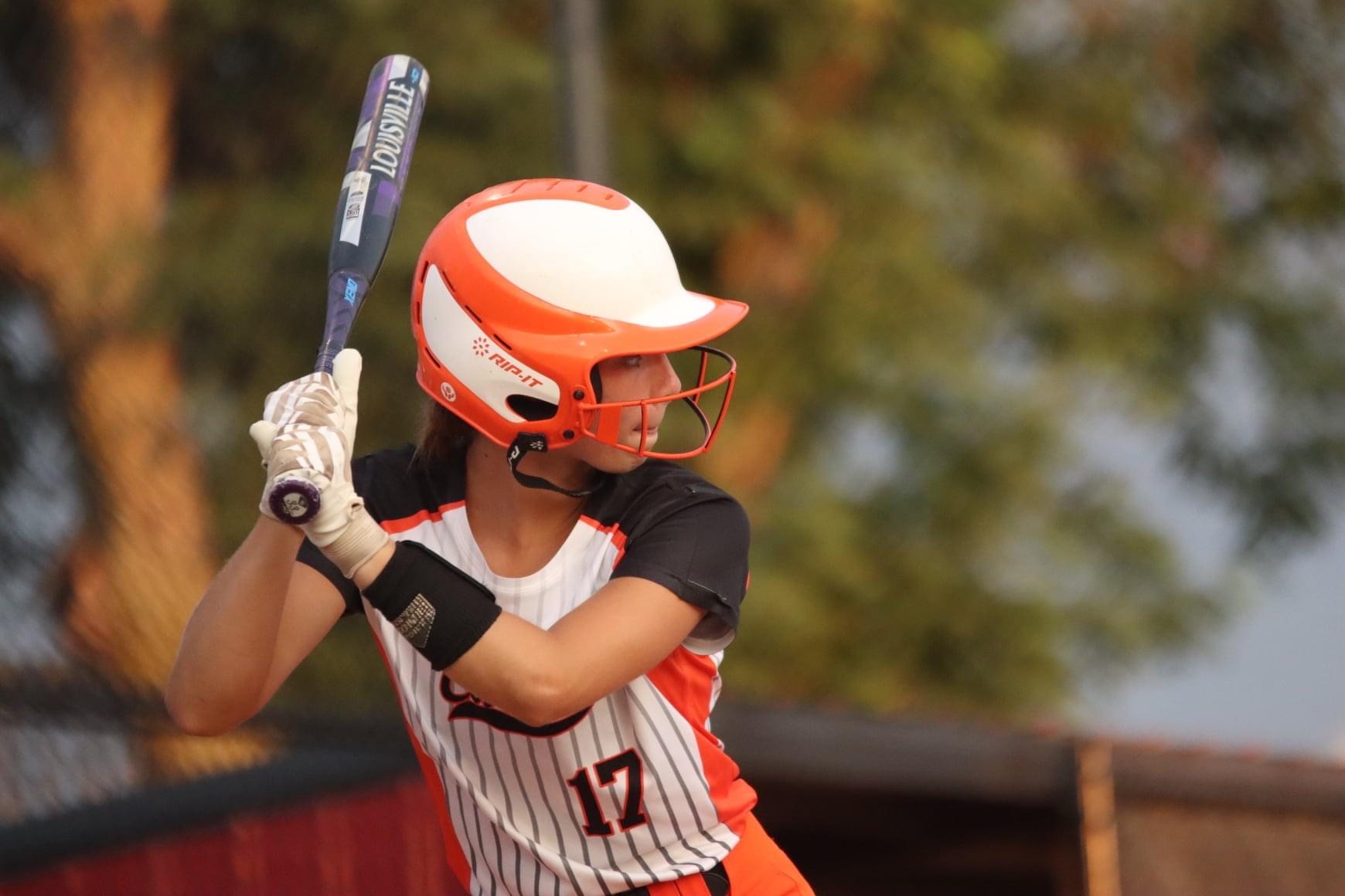 girl batting