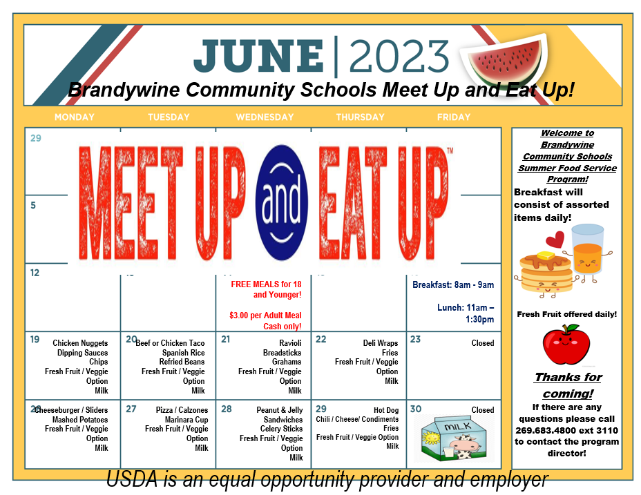 Food Service Brandywine Community Schools