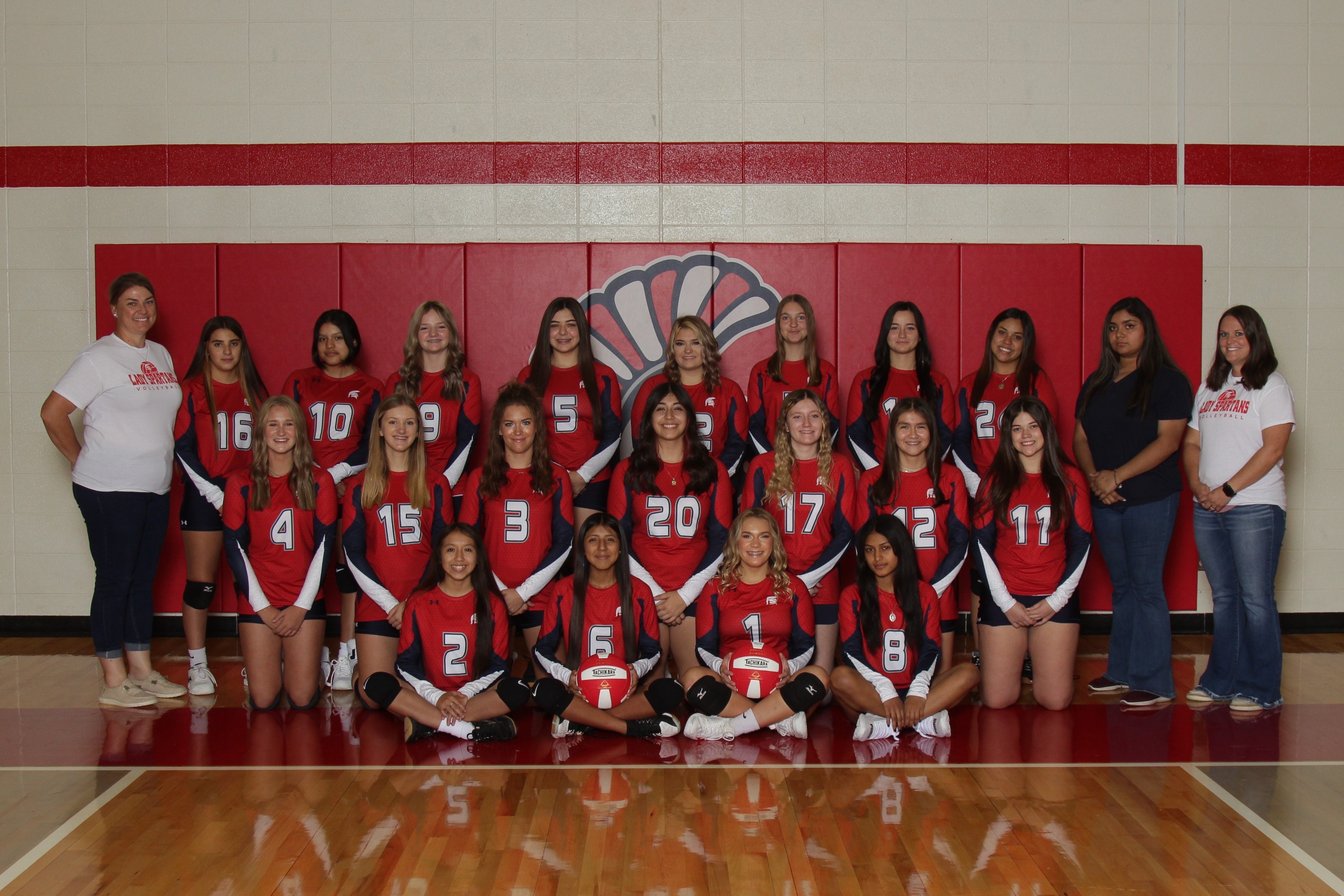 2022 Deerfield High School Volleyball team photo