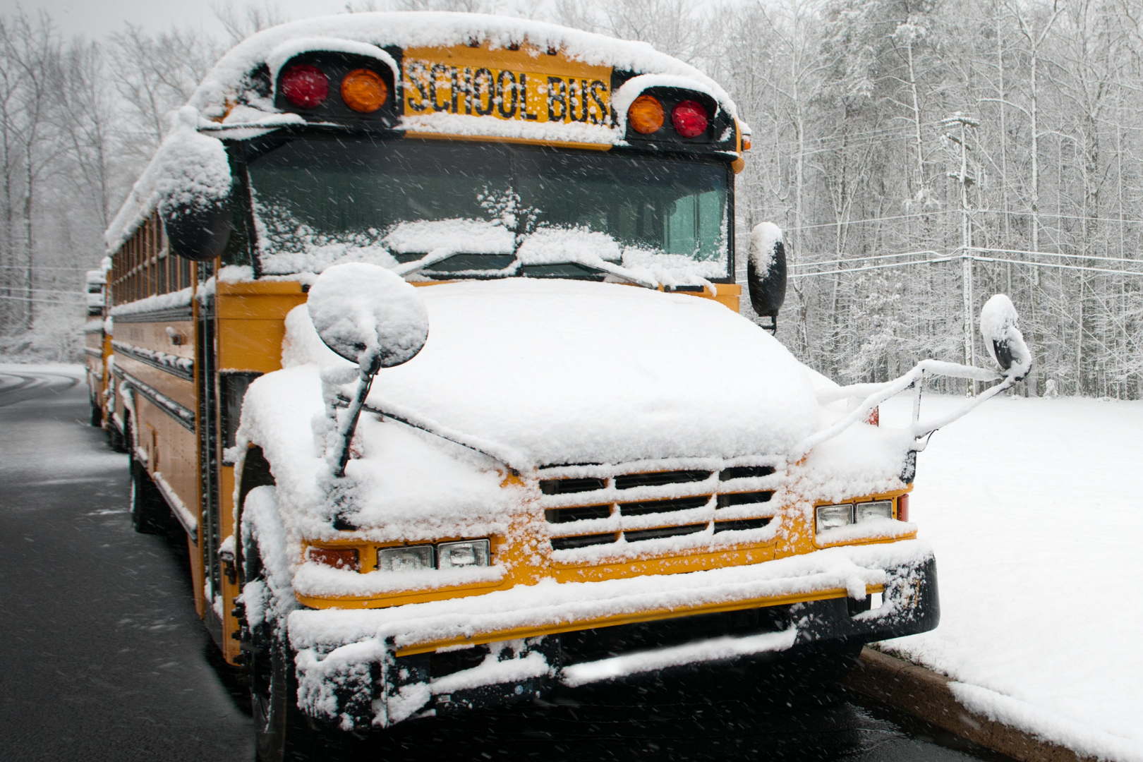 School Bus Winter