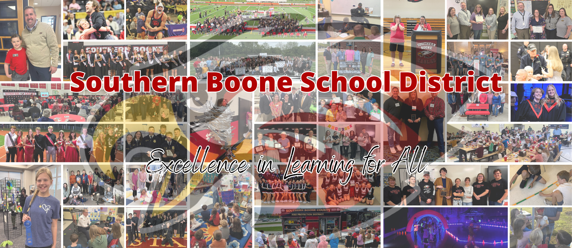 School Collage of Pictures