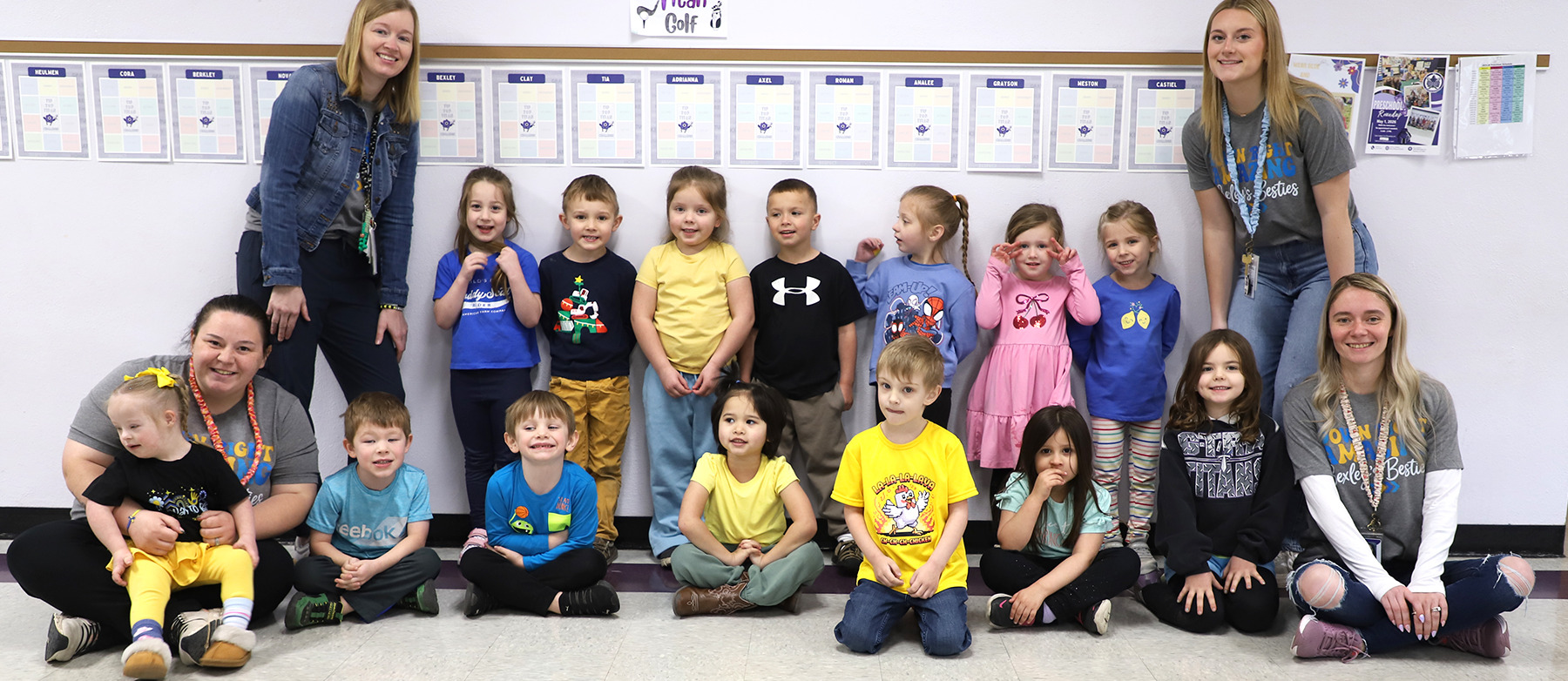 Preschool Class on Down Syndrome Day