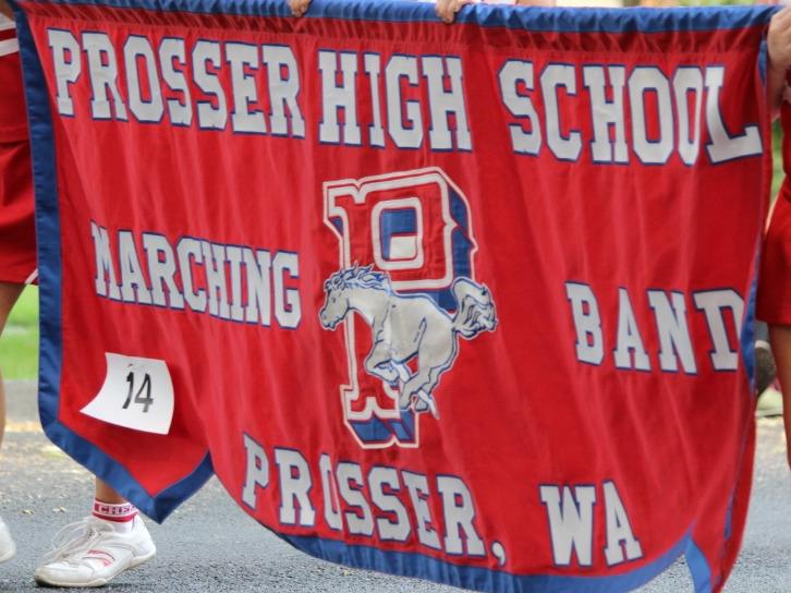 Prosser High School Marching Band banner