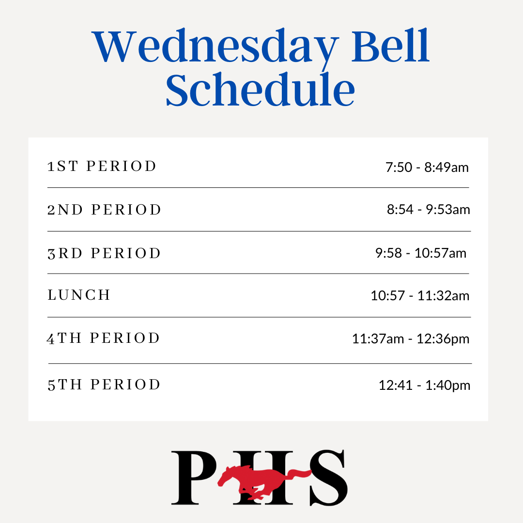 Daily Schedule Prosser High School