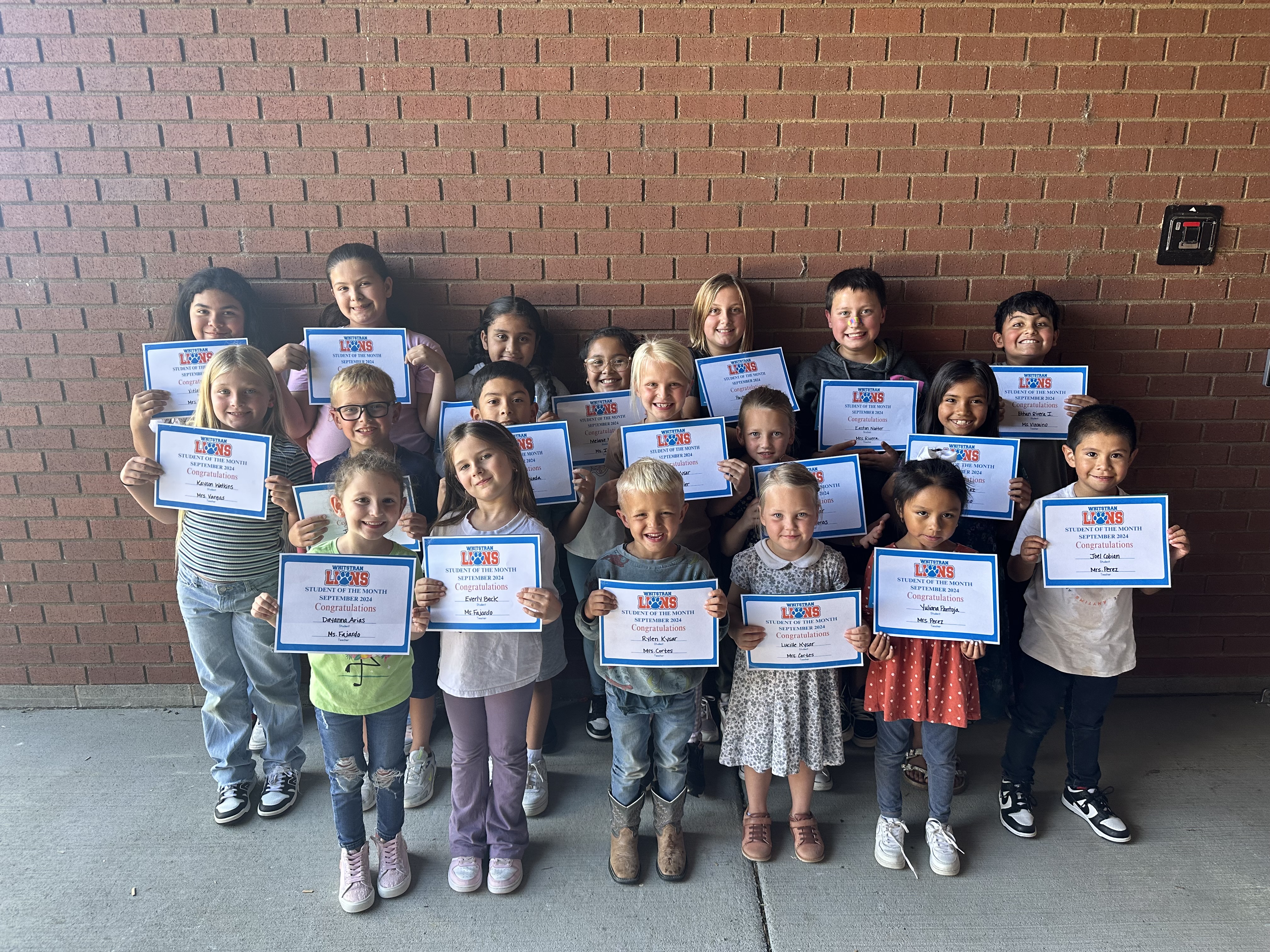 Students of the Month 