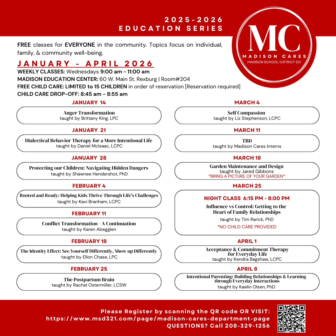 25/26 WINTER/SPRING SCHEDULE