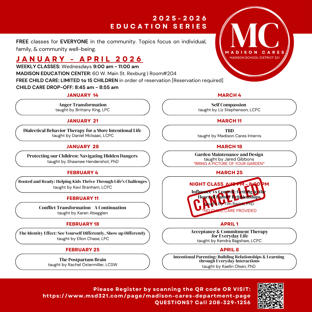 25/26 WINTER/SPRING SCHEDULE