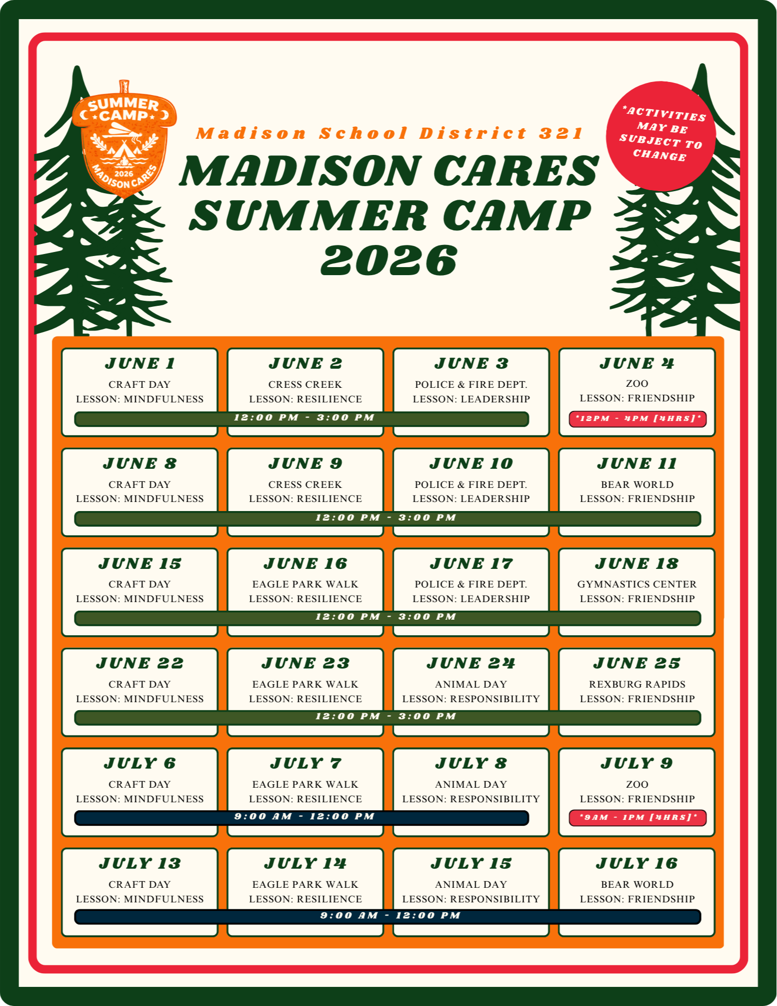 26 SC SCHEDULE