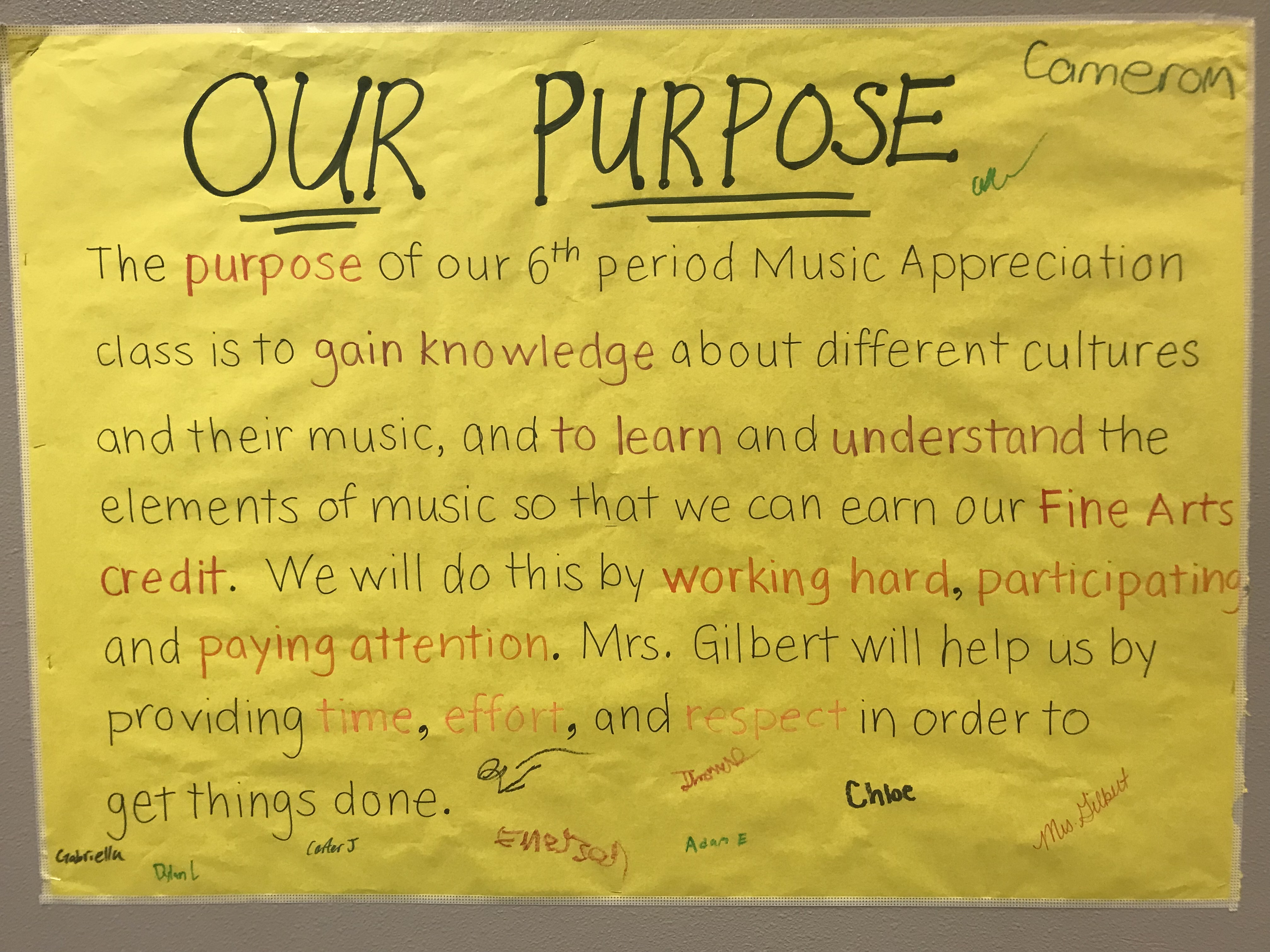 Purpose Statement