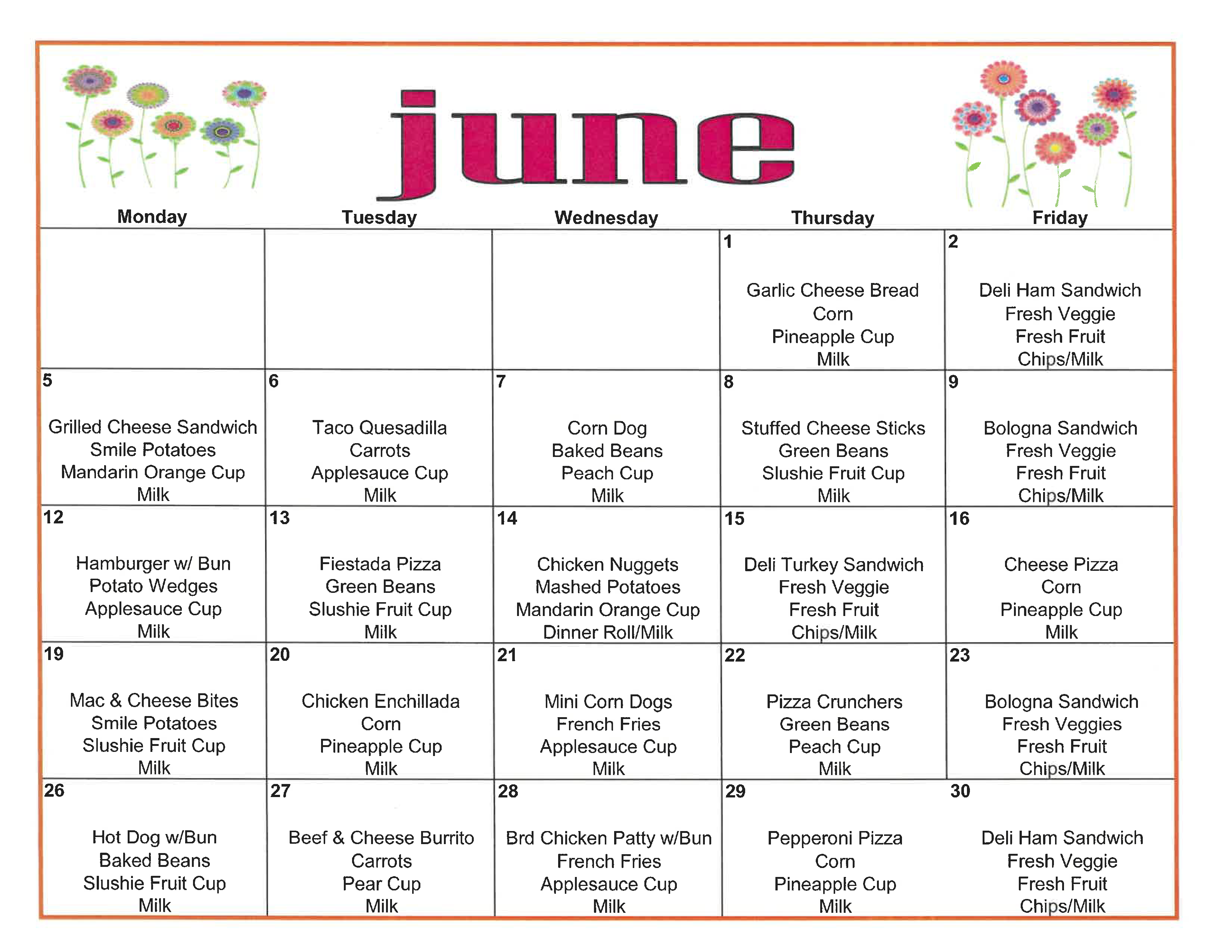 TASK Calendar and Activities Tea Area School District