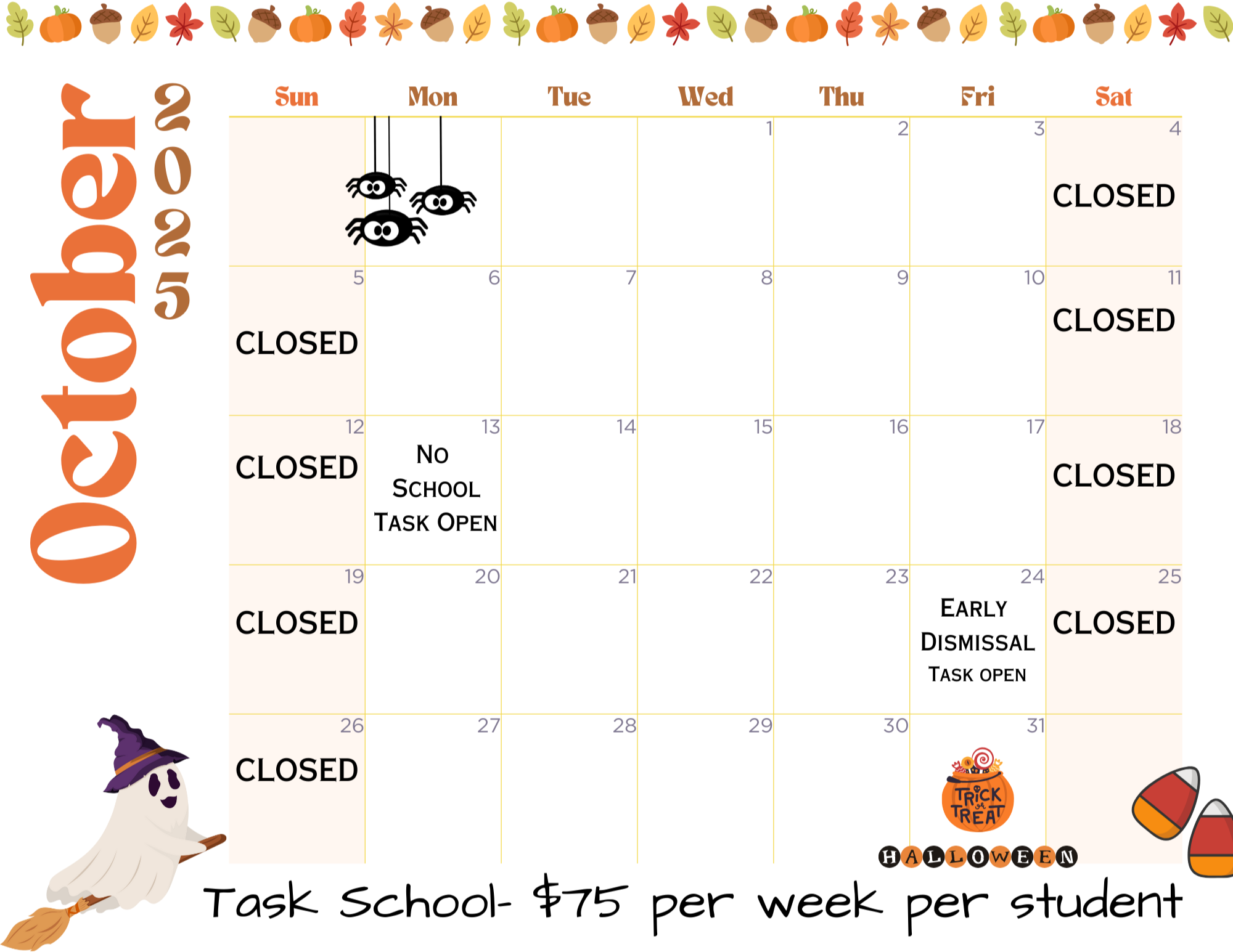October