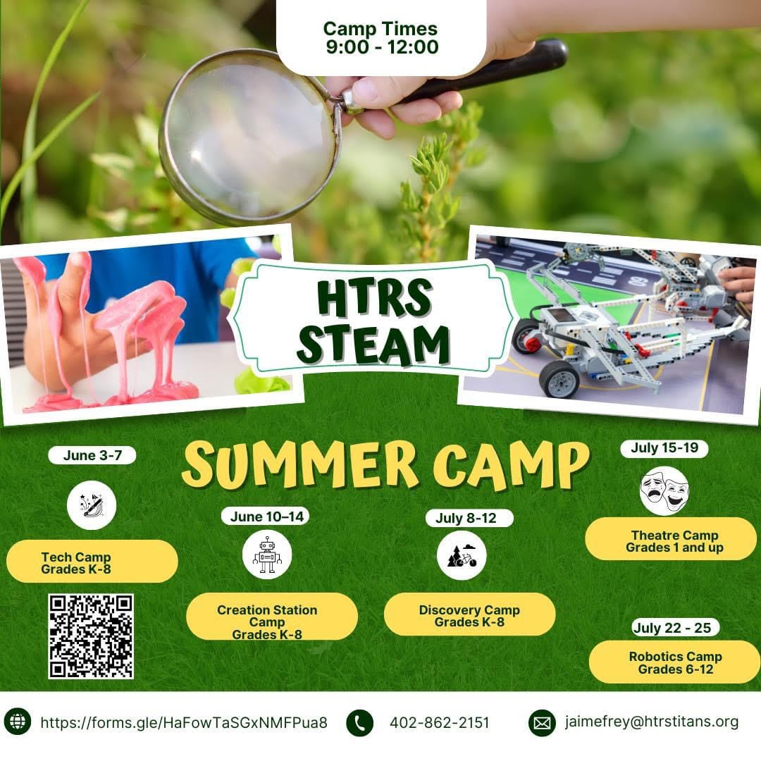 2024 Summer STEAM Camp Schedule