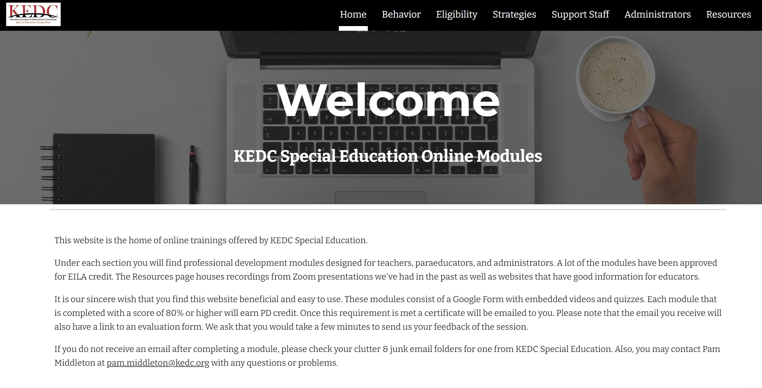 Online Module Google Website