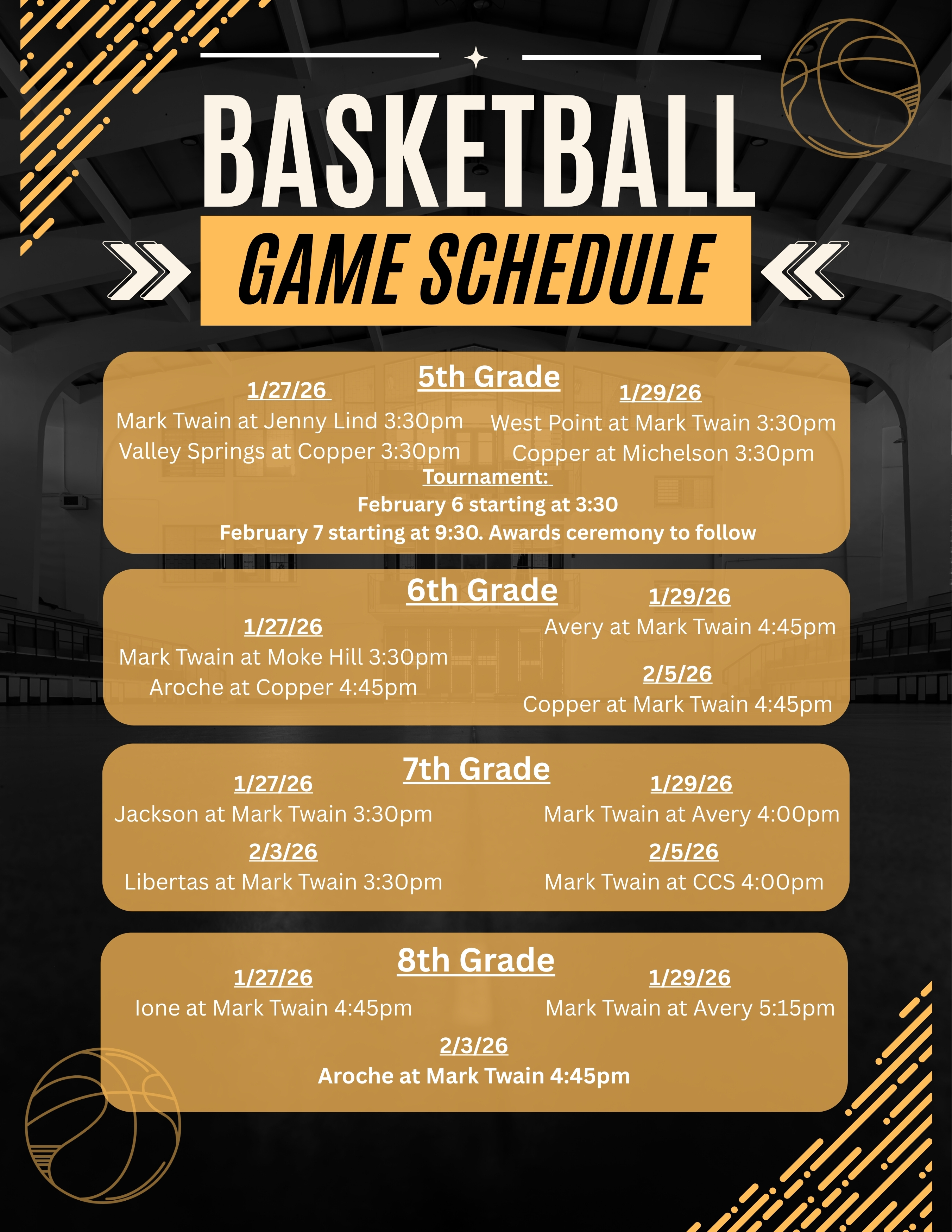 BBALL SCHED26