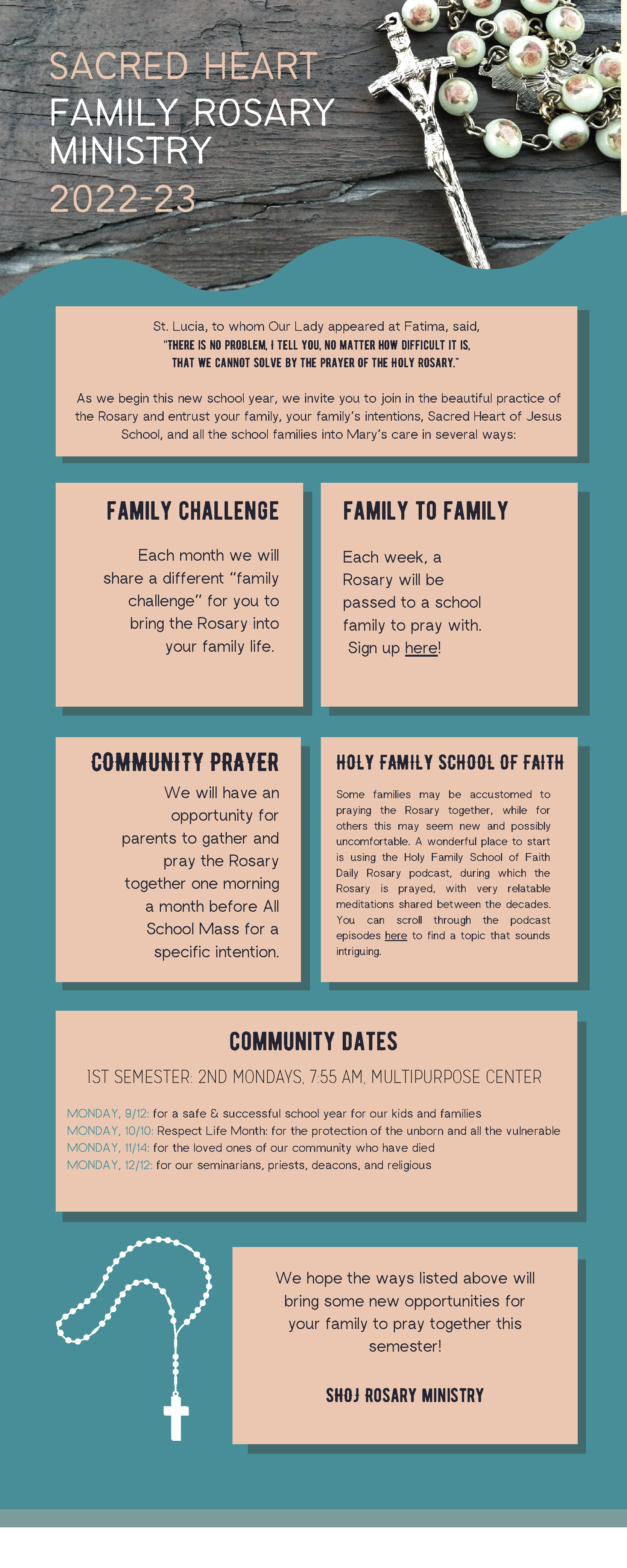 CPS Rosary Infographic