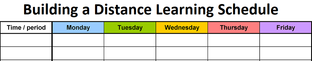 Building a Learning Schedule